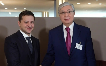 Тоқаев Зеленскийге құттықтау жеделхатын жолдады