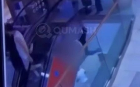 Петропавлда сауда үйлерінің бірінде бала эскалатордан құлап кетті (ВИДЕО)