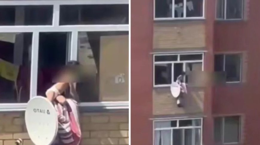 Қосшыда бала ажал аузынан аман қалды (ВИДЕО)