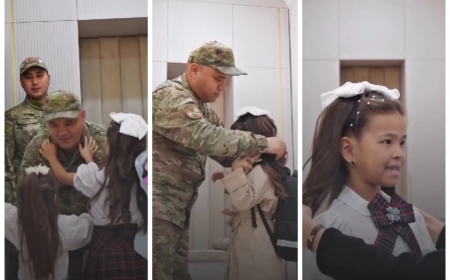 Астанада 3 адамды құтқарып, өзі көз жұмған Забикулиннің қызы 1-сыныпқа барды