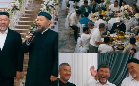 «Бір әйел жоқ»: Алматыда имам 350 еркекті шақырып, қызын ұзатты