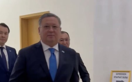 Министр Мұрат Нұртілеу Мәжіліс ғимаратына келді