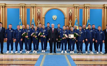 Тоқаев бір топ спортшы мен бапкерді марапаттады