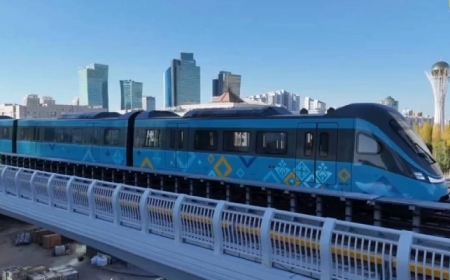 «Бастапқыда 10 шақырым жылдамдықпен жүреді»: LRT тест режимде қозғала бастады