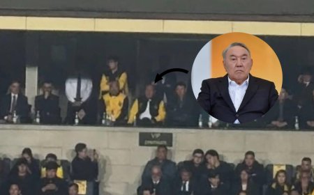 Назарбаев әлде Ордабаев: VIP залда отырған жұмбақ жанкүйер кім? (ФОТО)