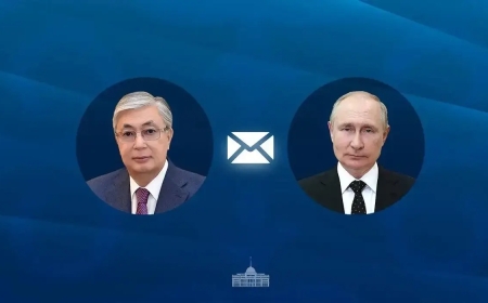 Қасым Жомарт Тоқаев Ресей президенті Владимир  Путинді туған күнімен құттықтады