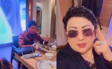 «Алып бере алмасам, не істеп жүрмін?!»: Мұқасан Мақпал Жүнісоваға көзілдірік сыйлады