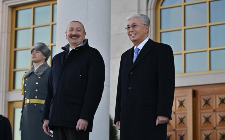 Әзербайжан Президенті елімізге мемлекеттік сапармен келді
