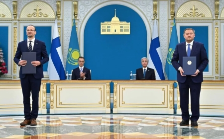 Финляндия Президентінің елімізге ресми сапары аясында 15 құжатқа қол қойылды
