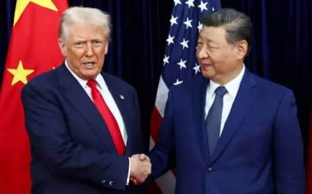 Оңтүстік Кореяда Трамп пен Си Цзиньпиннің кездесуі өтіп жатыр