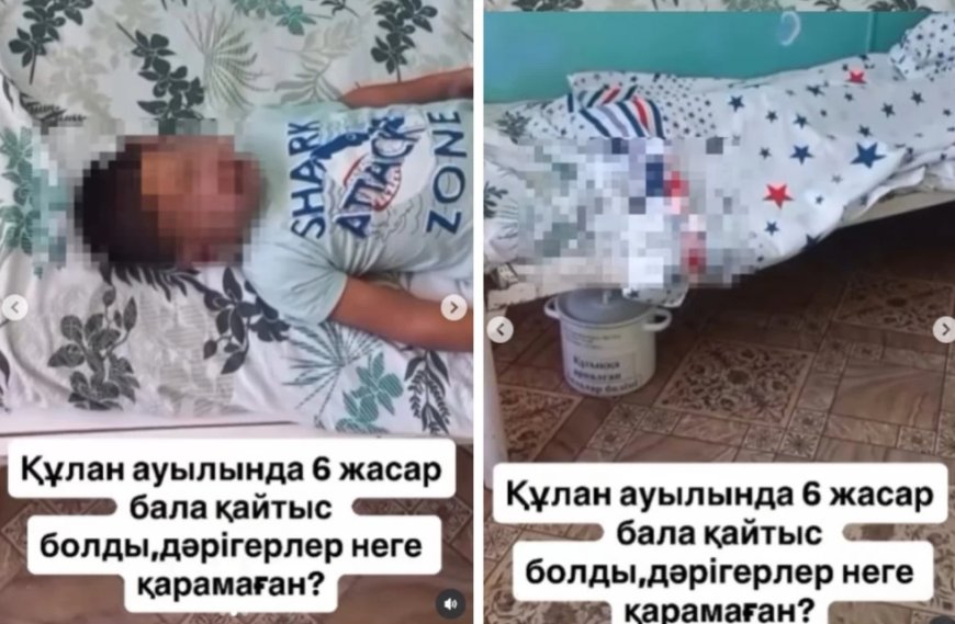 «Әжесі дәрігерлерге тізерлеп отырып жалынған»: Жамбылда алты жасар бала қайтыс болды