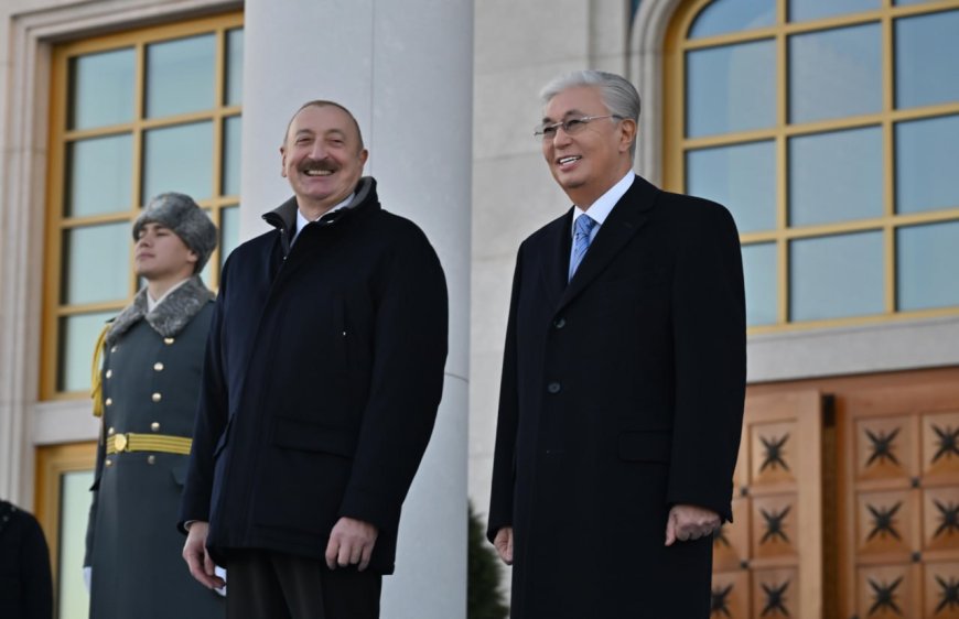 Әзербайжан Президенті елімізге мемлекеттік сапармен келді