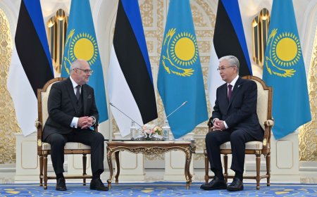 Қазақстан мен Эстония президенттері келіссөз жүргізді