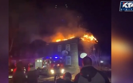 Семейде үйі өртенген жеті отбасы қара суықта далада қалды