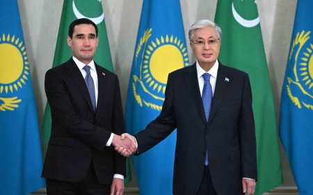 Мемлекет басшысы Түрікменстан Президентімен келіссөз жүргізді