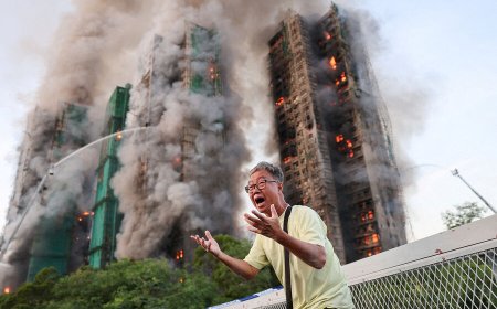 Гонконгтағы биік ғимарат өртінен қаза тапқандар саны 44-ке жетті,  тағы 279 адам із-түссіз кеткен