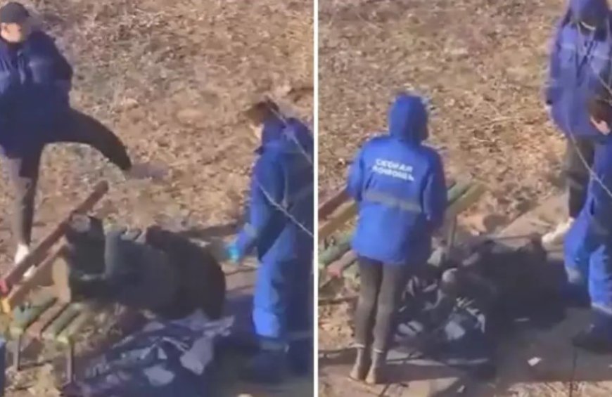 Желіде фельдшерлердің науқасты тепкілеген видеосы тарады