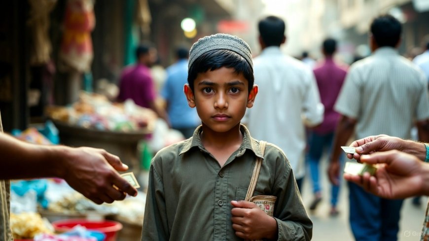 Алматыда қайырымдылық қорының басшысы жасөспірімді базарда қайыр сұрауға мәжбүрлеген