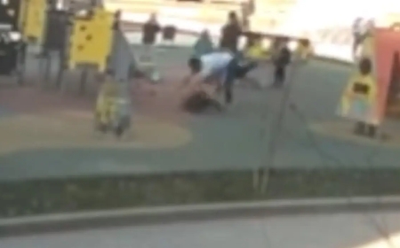 Алматыда аулада жүрген бүлдіршінді теуіп құлатқан адам қамауға алынды