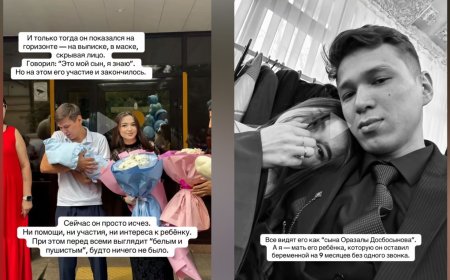 «Менен бала болмайды, белсізбін»: Оразалы Досбосыновтың ұлы баласын тастап кеткен (ФОТО)