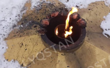 Мәңгілік алауға тауық қақтаған азамат ұсталды