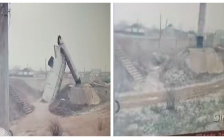 Батыс Қазақстанда су мұнарасы құлады