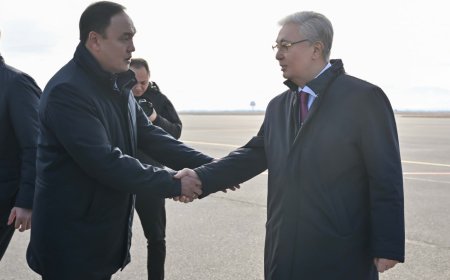 Тоқаев Жамбыл облысына барды