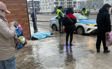 Астанада ер адам көктайғақта құлап қаза тапты