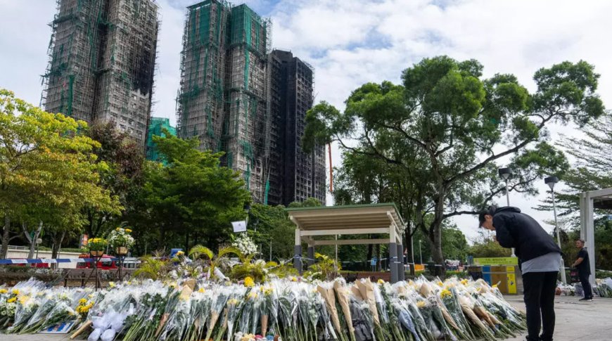 Гонконгтағы өрт: 150-ден астам адам қаза тауып, 14 адам ұсталды