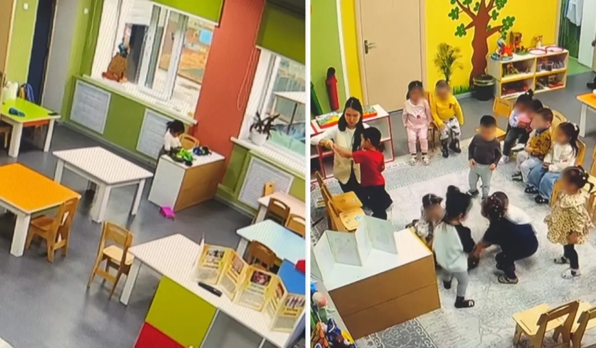 «Тәрбиеші қызымды қамап қойған, балалар бір-бірлеп келіп бетінен ұрған»: Сәтбаевта ерекше қызды балабақшада 7 ай бойы қорлап келген (ВИДЕО)
