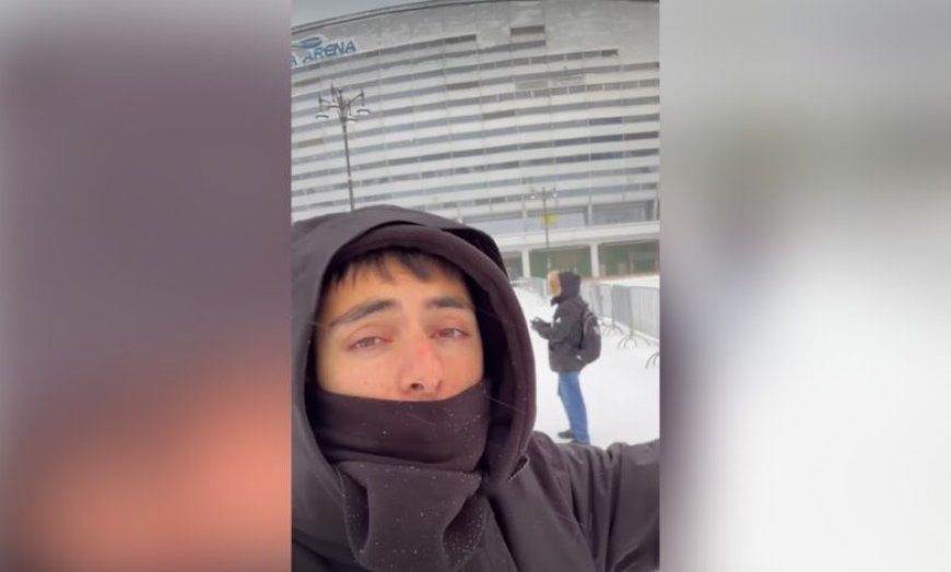 «Қайраттың» ойыны үшін Астанаға келген испаниялық журналист үсіп қалған (ВИДЕО)