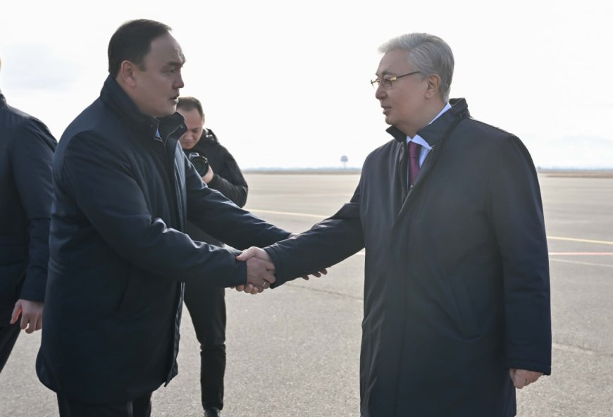 Тоқаев Жамбыл облысына барды