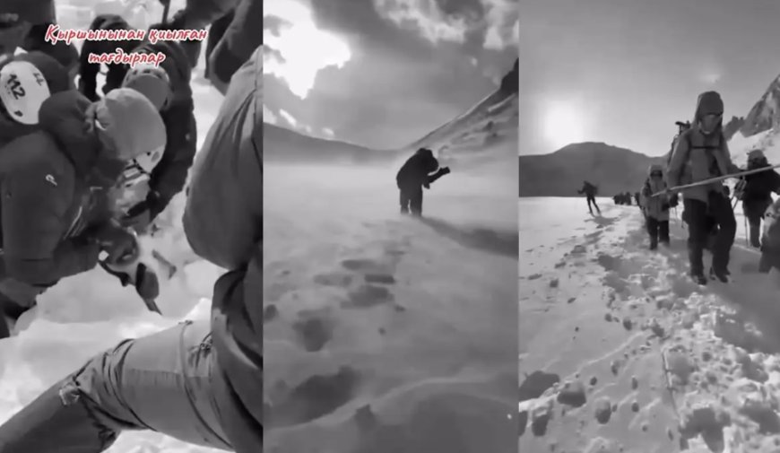 «Жансыз жанарларына қарау ауыр»: Қар астынан жас жігіттерді қазып алған құтқарушы зарын айтты (ВИДЕО)