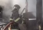 Астанадағы тұрғын үйде өрт кезінде жарылыс орын алды (ВИДЕО)