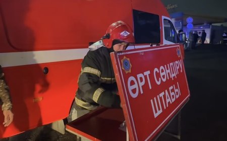 Таразда жаңа жыл түні екі өрт оқиғасы орын алды