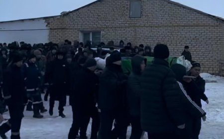 Атырауда жоғалған отбасы: Ерлі-зайыптылардың жерлеу рәсімі өтті