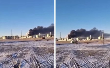 Теңіз кен орны аумағындағы өрт: 450-ден астам адам эвакуацияланды