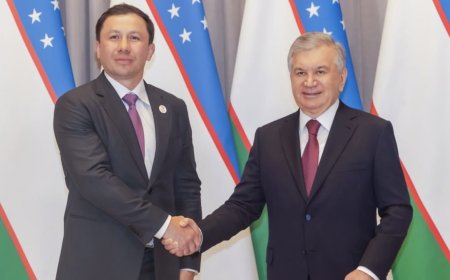 Геннадий Головкин Өзбекстан президентімен кездесті