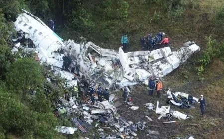 Колумбияда ұшақ апатынан  15 адам қайтыс болды