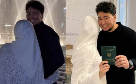 «Мен ол туралы ештеңе білмедім»:  Жахан Отарғалиевтің екінші әйелі қалай танысқандарын айтып берді (ФОТО)