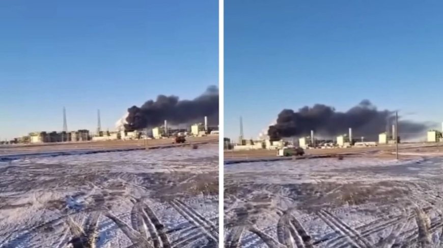 Теңіз кен орны аумағындағы өрт: 450-ден астам адам эвакуацияланды