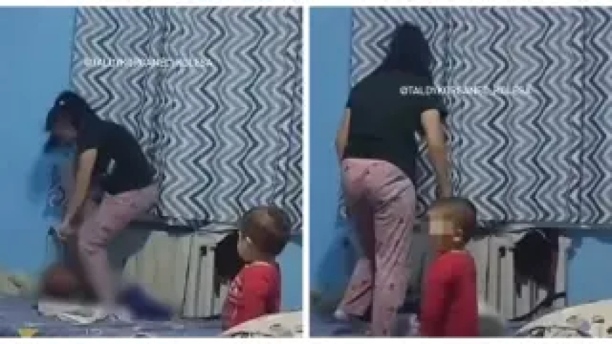 Жаркентте туған баласын аяусыз ұрып-соққан әйелдің кім екені белгілі болды