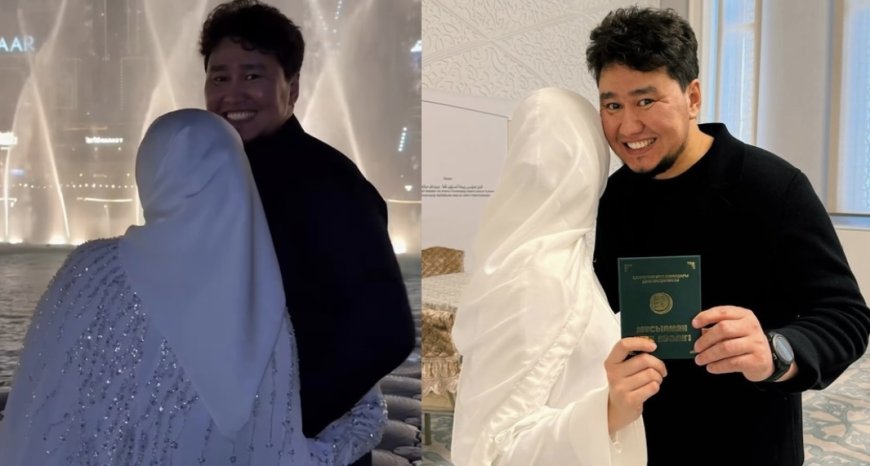 «Мен ол туралы ештеңе білмедім»:  Жахан Отарғалиевтің екінші әйелі қалай танысқандарын айтып берді (ФОТО)