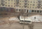 Жанатаста төтенше жағдай: Желдің жылдамдығы 100 км/сағ жетті