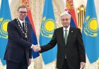 Тоқаев  Сербия Президентін «Алтын Қыран» орденімен марапаттады