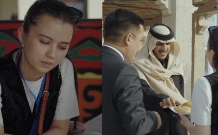 Димаш Құдайбергеннің қарындасы қазақтың ұлттық тағамдарын Дохада таныстырды