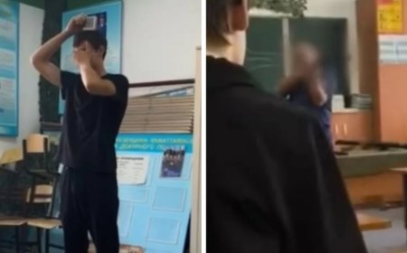 Алматыда мұғалім студенттің басына нысана қойып, от атқан