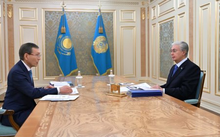 Президент Орталық референдум комиссиясының төрағасын қабылдады