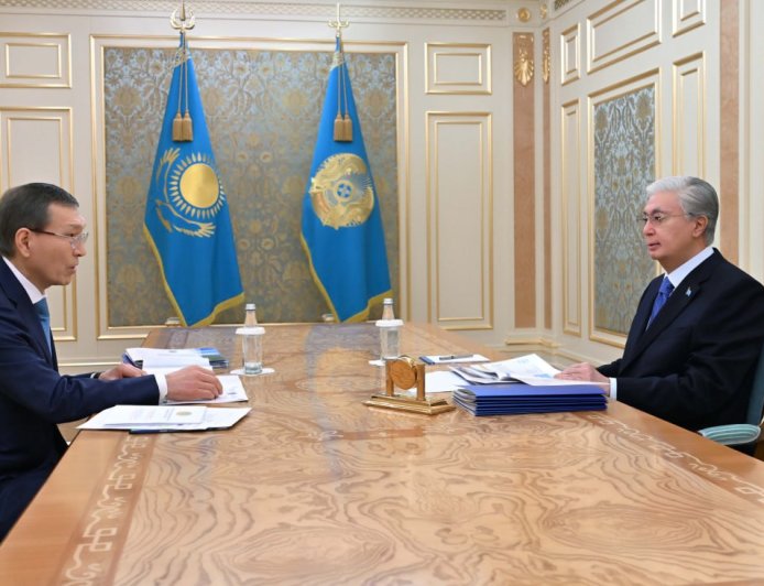 Президент Орталық референдум комиссиясының төрағасын қабылдады