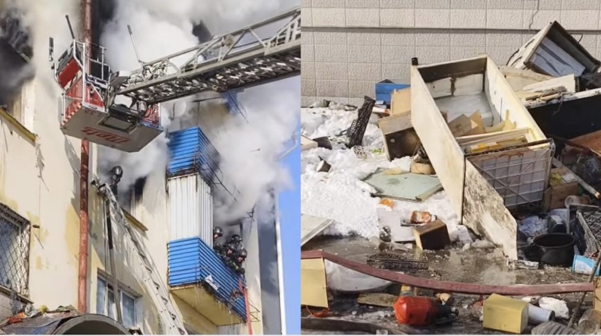 Өскеменде қоқысқа толы үш бөлмелі  пәтер өртенді (ФОТО)